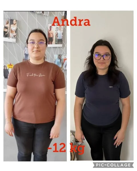 Rezultatul prezentat de Yor Fit Team pentru Andra